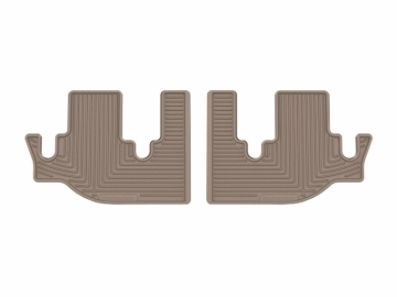Picture of WeatherTech 19-26 Subaru Ascent 2nd Row Rear All-Weather Floor Mats - Tan