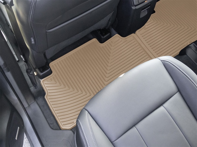 Picture of WeatherTech 19-26 Subaru Ascent 2nd Row Rear All-Weather Floor Mats - Tan