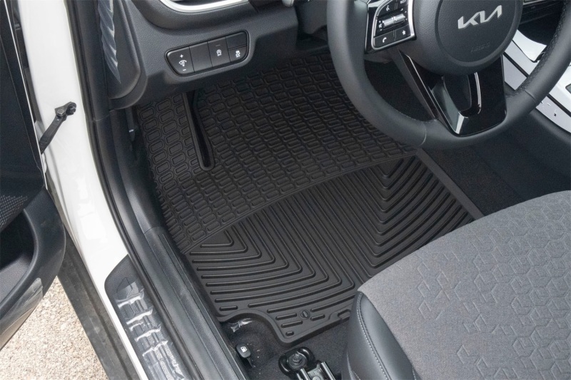Picture of WeatherTech 21-26 Kia Seltos 1st Row Front All-Weather Floor Mats - Black
