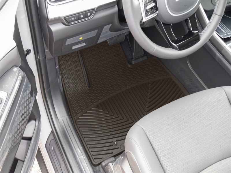 Picture of WeatherTech 22-26 Kia Carnival 1st Row Front All-Weather Floor Mats - Cocoa