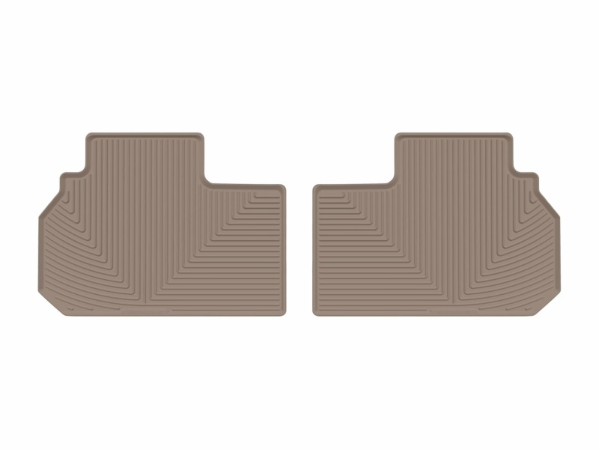 Picture of WeatherTech 25-26 Buick Enclave 2nd Row Rear All-Weather Floor Mats - Tan