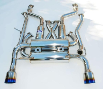 Picture of Invidia 02-08 Nissan 350z Gemini Single Layer Titanium Tip Cat-back Exhaust