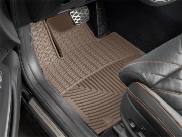 Picture of WeatherTech 26-26 Genesis GV70 1st Row Front All-Weather Floor Mats - Tan