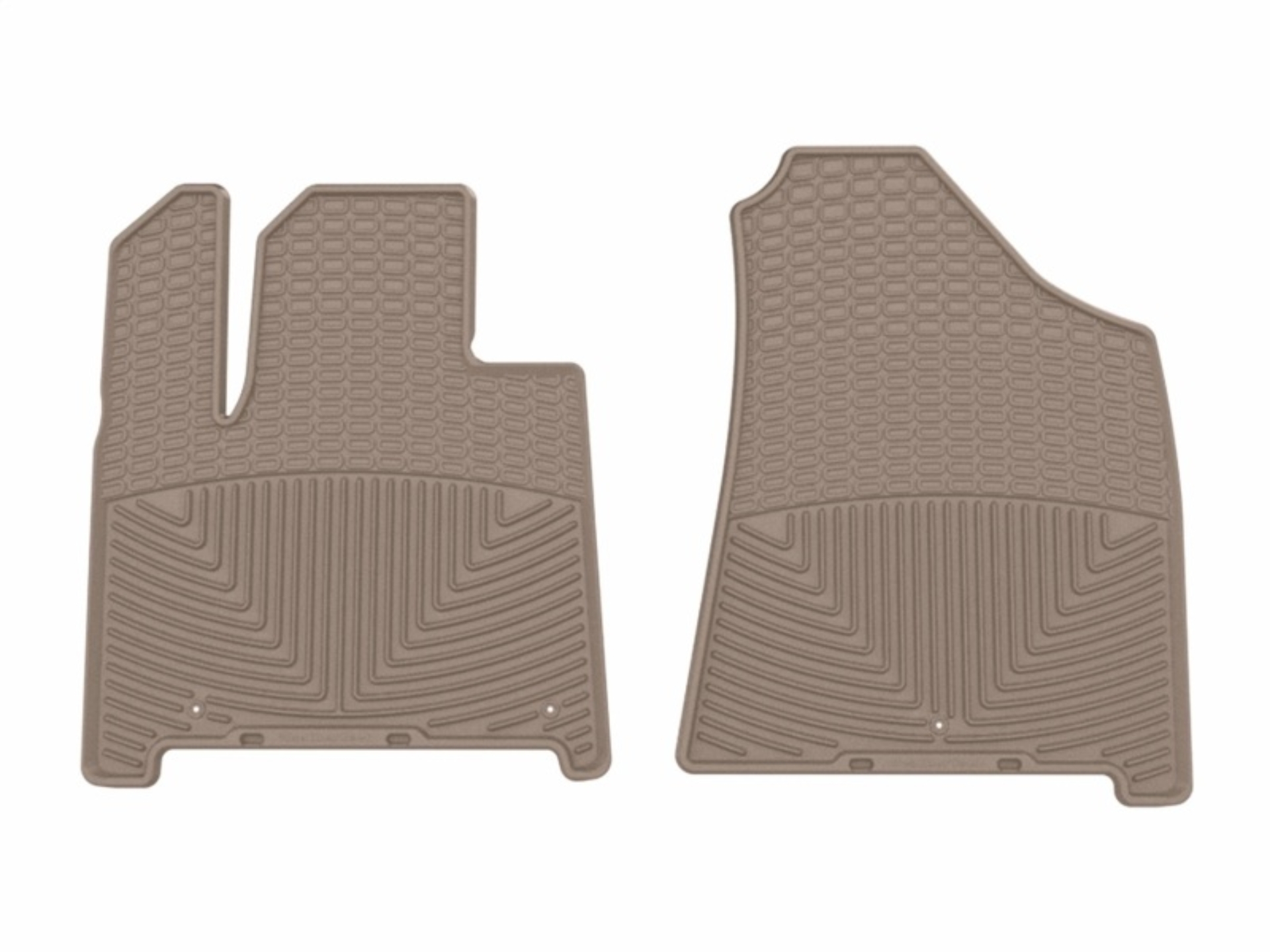 Picture of WeatherTech 24-26 Hyundai Santa Fe 1st Row Front All-Weather Floor Mats - Tan