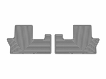Picture of WeatherTech 24-26 Hyundai Santa Fe 2nd Row Rear All-Weather Floor Mats - Grey