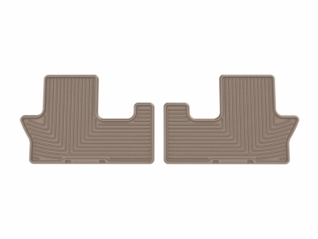 Picture of WeatherTech 24-26 Hyundai Santa Fe 2nd Row Rear All-Weather Floor Mats - Tan