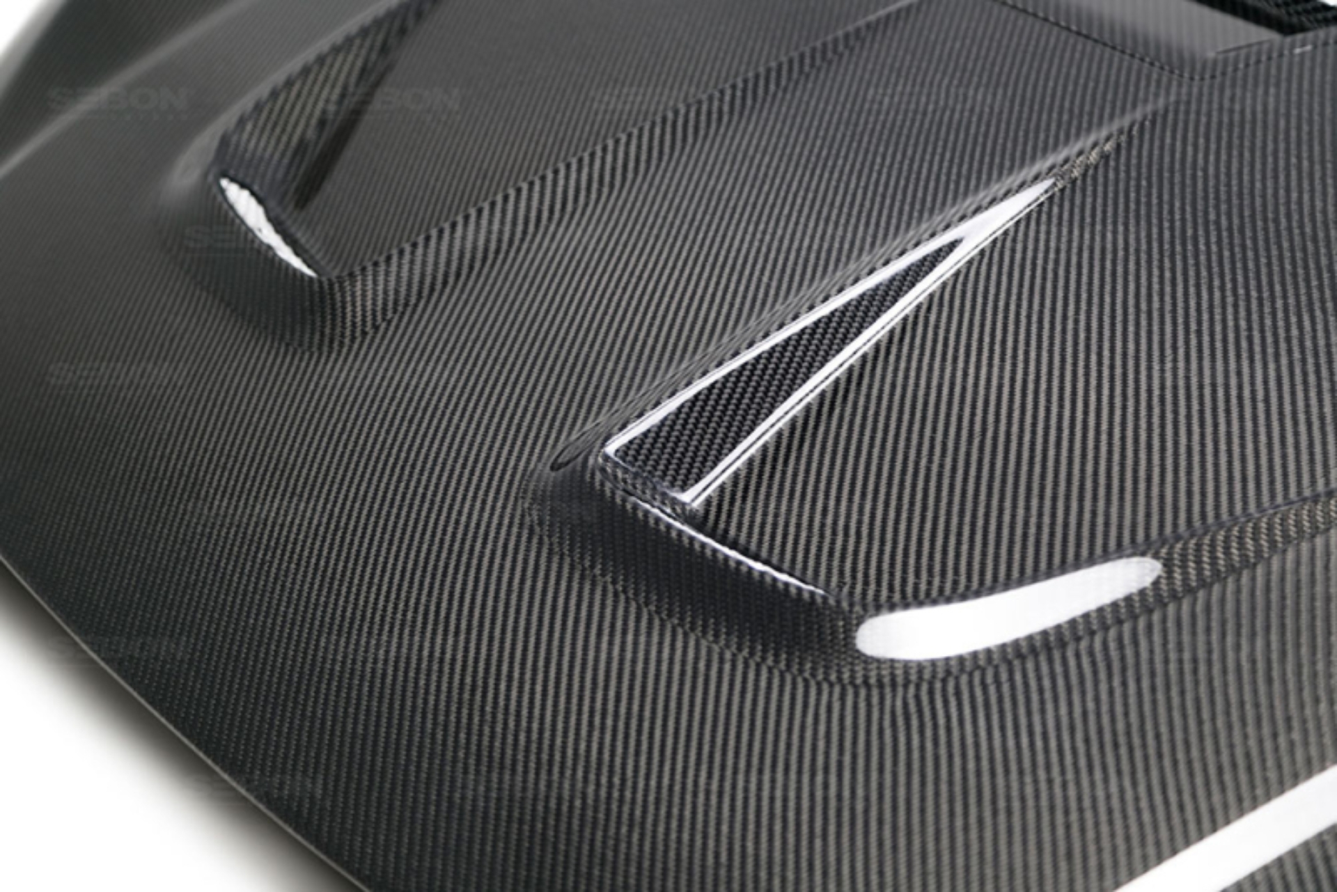 Picture of Seibon 2016-2017 Honda Civic Coupe/Sedan/Hatchback MR-Style Carbon Fiber Hood