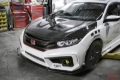 Picture of Seibon 2016-2017 Honda Civic Coupe/Sedan/Hatchback MR-Style Carbon Fiber Hood