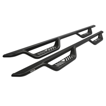 Picture of Westin 1999-2016 Ford F-250/F-350/F-450/F-550 Crew Cab Outlaw Drop Nerf Step Bars Textured Black
