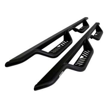 Picture of Westin 14-18 Chevy/GMC Silverado/Sierra 1500/2500/3500 Double Cab Outlaw Drop Nerf Bars Tex Black