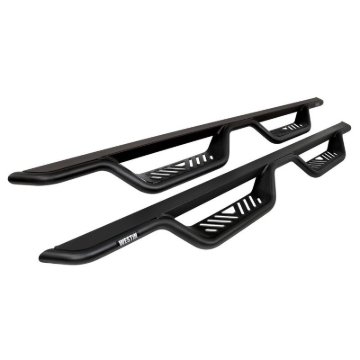 Picture of Westin 15-26/17-26 Ford F-150/F-250/F-350/F-450 SuperCab Outlaw Drop Nerf Step Bars Tex Black