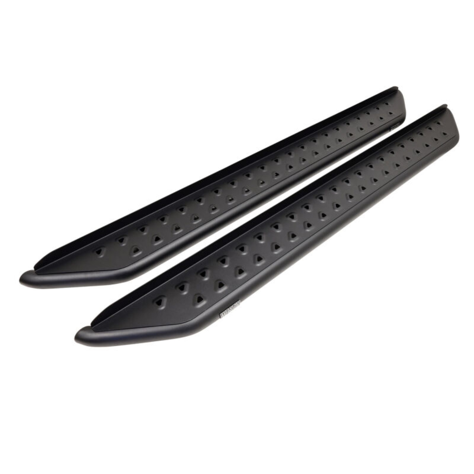 Picture of Westin 24-26 Toyota Land Cruiser Outlaw Running Boards Textured Black