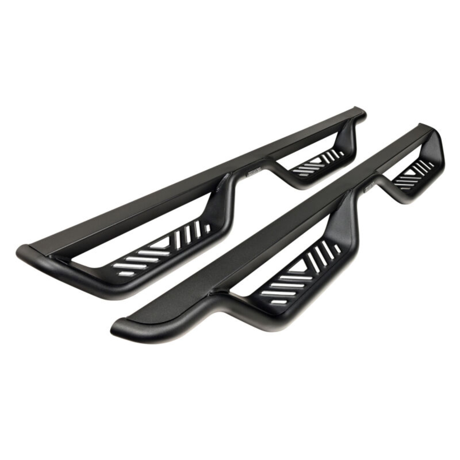 Picture of Westin 24-26 Toyota Land Cruiser Outlaw Drop Nerf Step Bars Textured Black