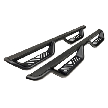 Picture of Westin 24-26 Toyota Land Cruiser Outlaw Drop Nerf Step Bars Textured Black