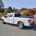 Picture of Westin 15-26/17-26 Ford F-150/F-250/F-350/F-450 SuperCab Outlaw Drop Nerf Step Bars Tex Black