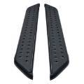 Picture of Westin 24-26 Toyota Land Cruiser Outlaw Running Boards Textured Black
