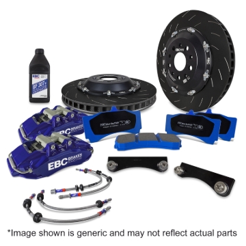 Picture of EBC Racing 2022+ Ineos Grenadier Blue Apollo-6 Calipers 355mm Rotors Front Big Brake Kit