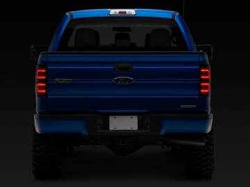 Picture of Raxiom 09-14 Ford F-150 Styleside Axial Series LED Tail Lights- Black Housing- Smoked Lens