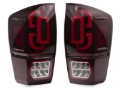 Picture of Raxiom 16-23 Toyota Tacoma XW Series Sequential LED Tail Lights- Black Housing- Red Lens