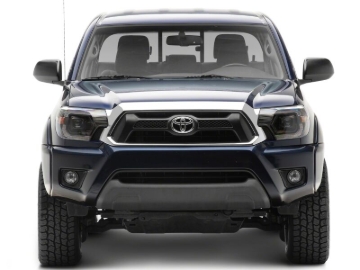 Picture of Raxiom 12-15 Toyota Tacoma Axial Series Switchback Projector Headlights- Black Housing- Clear Lens