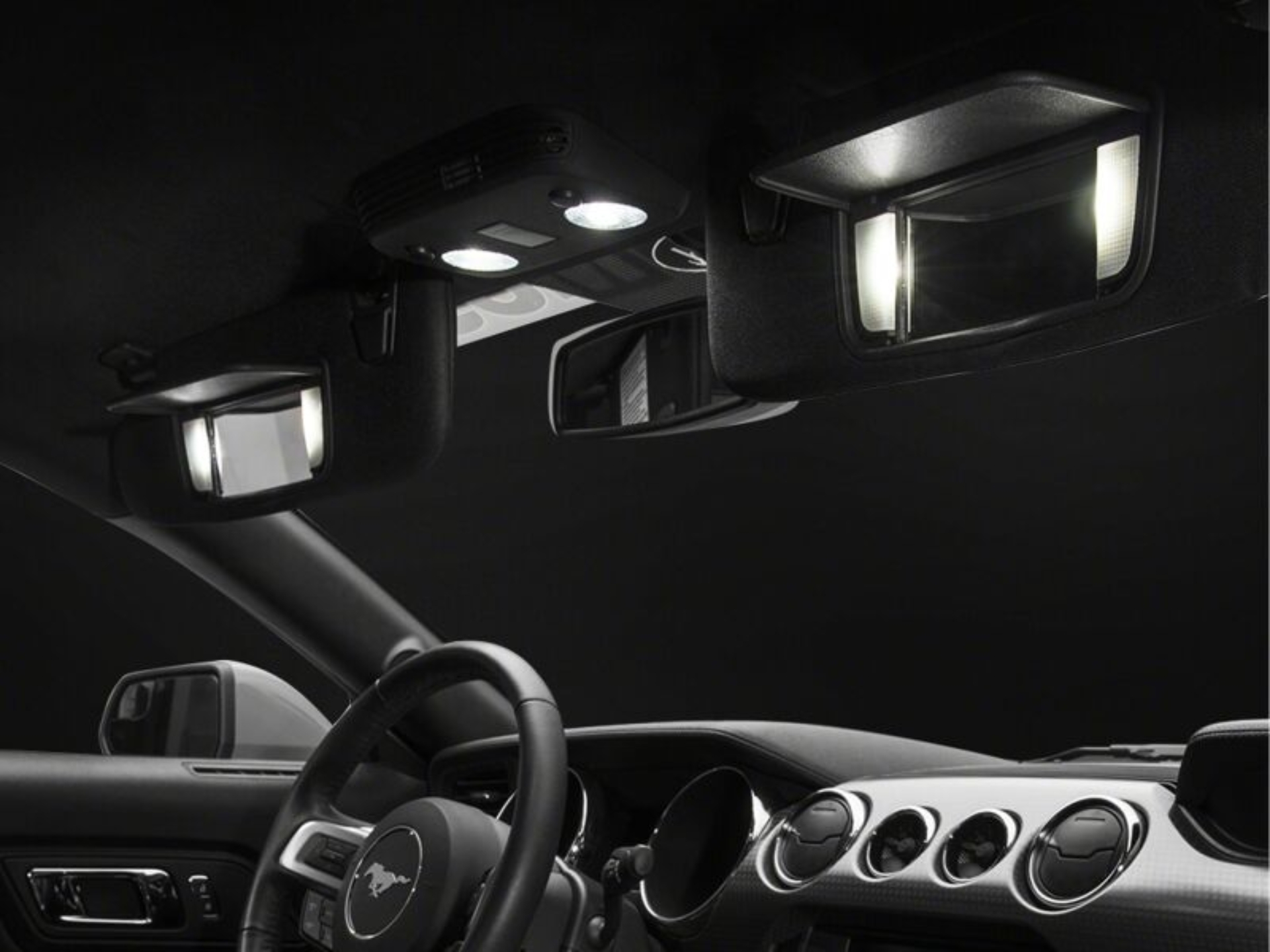 Picture of Raxiom 15-23 Ford Mustang Axial Series Stage 1 Interior LED Lighting Kit- Cool White
