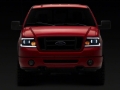 Picture of Raxiom 04-08 Ford F-150 Axial Series Projector Headlights with LED Bar- Black Housing- Clear Lens