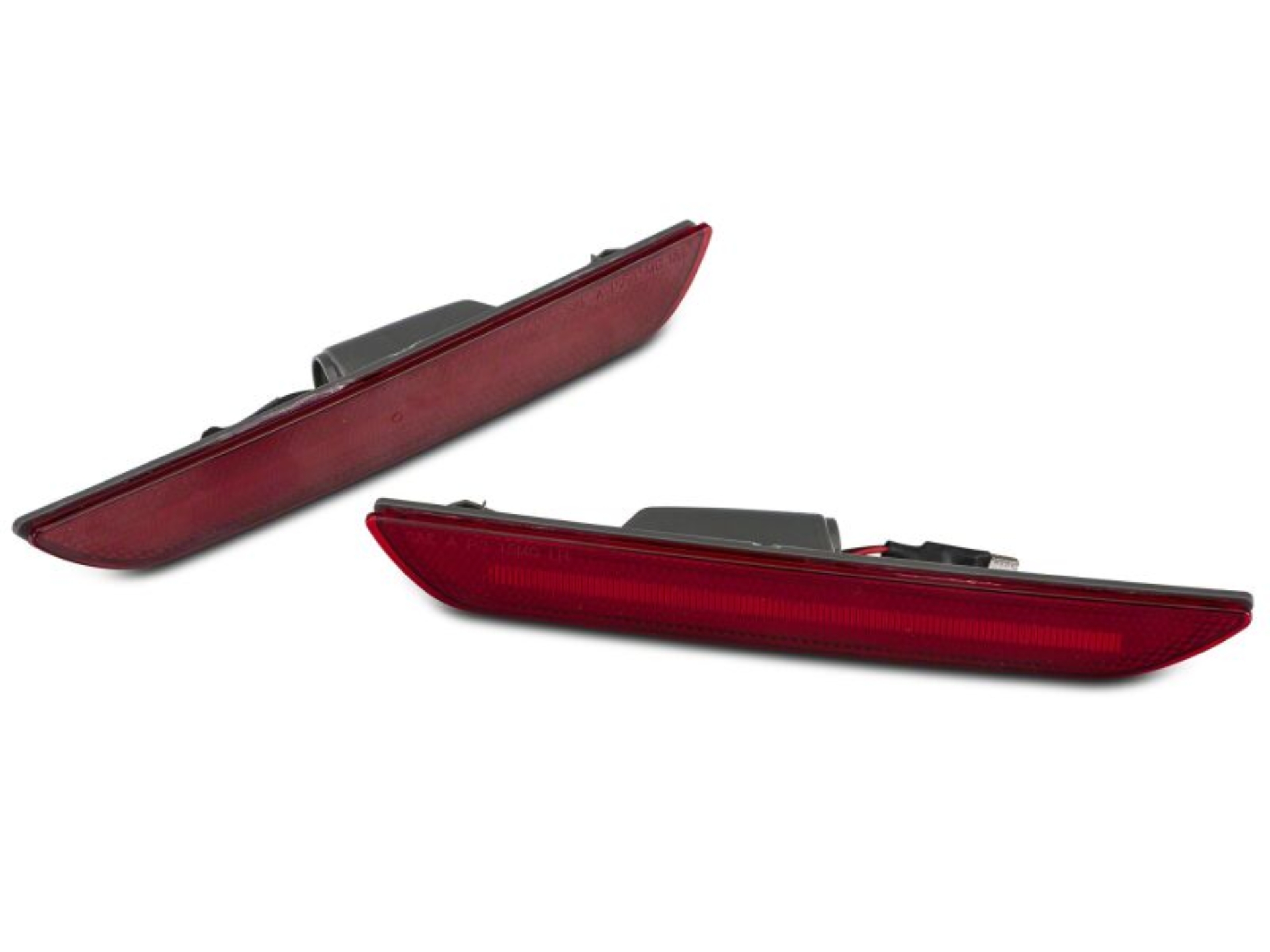 Picture of Raxiom 15-23 Ford Mustang Axial Series LED Side Marker Lights- Rear- Red