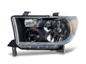 Picture of Raxiom 07-13 Toyota Tundra OEM Style Headlights- Black Housing- Clear Lens