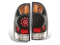Picture of Raxiom 05-06 Toyota Tacoma LED Tail Lights- Black Housing- Red/Clear Lens