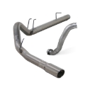 Picture of Diamond Eye KIT 4in DPF-BACK w/ DP Single SS 08-10 Ford 6.4L Powerstroke F250/F350