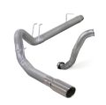 Picture of Diamond Eye KIT 4in DPF-BACK w/ DP Single AL 08-10 Ford 6.4L Powerstroke F250/F350