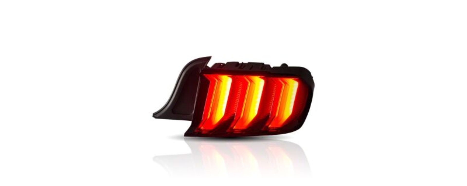 Picture of Raxiom 15-23 Ford Mustang Euro Style LED Tail Lights- Gloss Black Housing- Red Lens