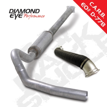 Picture of Diamond Eye KIT 4in Catback Single w/ TDP AL 04-05 Chevy/GMC 6.6L Duramax 2500/3500