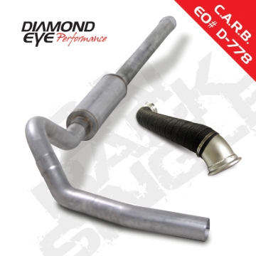 Picture of Diamond Eye KIT 4in Catback Single w/ TDP AL 06-07 Chevy/GMC 6.6L Duramax 2500/3500