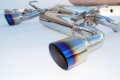Picture of Invidia 03-08 Infiniti FX35/45 Gemini Single Layer Titanium Tip Cat-back Exhaust