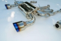 Picture of Invidia 03-05 Infiniti FX35/45 Gemini Rolled Titanium Tip Cat-back Exhaust