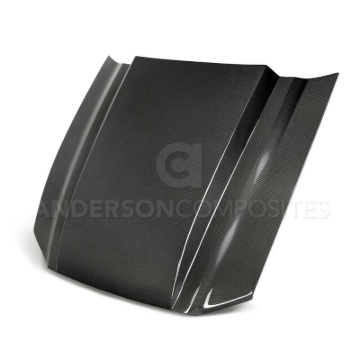 Picture of Anderson Composites 2013-2014 Ford Mustang Type-CJ Carbon Fiber Cowl Hood
