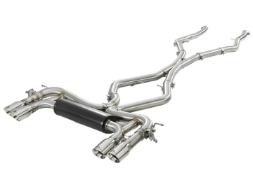 Picture of aFe MACH Force-Xp 3.5in 304 SS Cat-Back w/Polished Tips 15-18 BMW X5 M (F85)/X6 M (F86) V8-4.4L S63