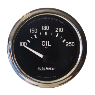 Picture of Autometer Cobra 2 1/16in 100-250 Deg Electric Oil Temperature Gauge