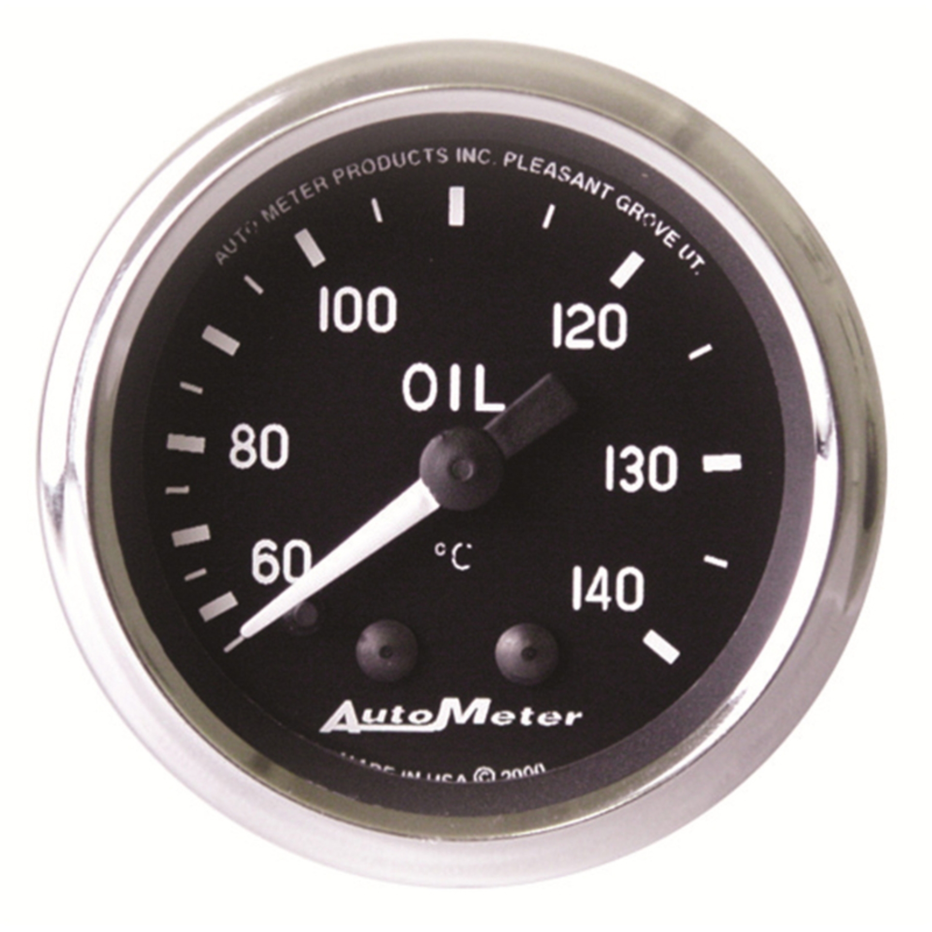 Picture of Autometer Cobra 2 1/16in 60-140 Deg Celsius Mechanical Oil Temperature Gauge