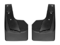 Picture of WeatherTech 19+ Dodge Ram w/o Factory Flares Rear No Drill Mudflaps - Black