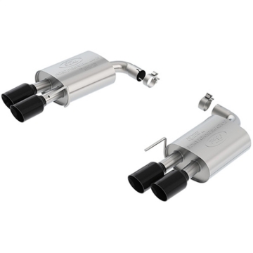 Picture of Ford Racing 2018 Mustang GT 5.0L Extreme Muffler Kit - Black Chrome Tips