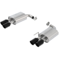 Picture of Ford Racing 2018 Mustang GT 5.0L Extreme Muffler Kit - Black Chrome Tips