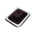 Picture of Spectre Shift Boot (Small) - Black Rubber w/Chrome Plated Steel Installation Ring