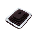 Picture of Spectre Shift Boot (Small) - Black Rubber w/Chrome Plated Steel Installation Ring