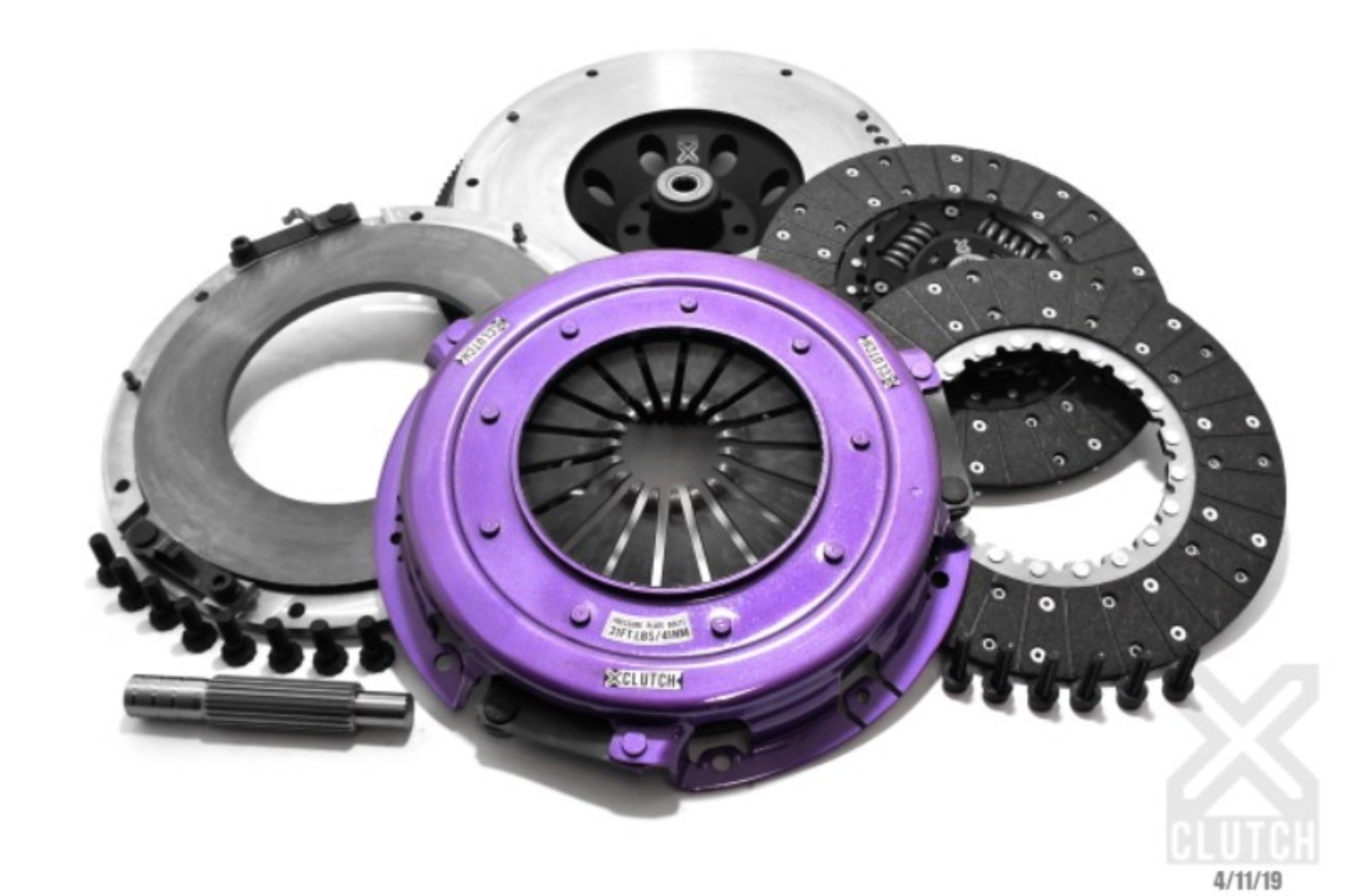 Picture of XCLUTCH XCL Clutch-10.5in Twin Sprung Organic Clutch Kits - XKFD27558-2A