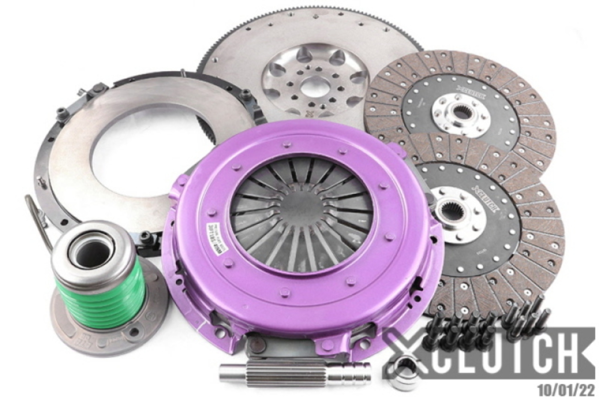 Picture of XClutch 11-14 Ford Mustang GT 5.0L 10.5in Twin Solid Organic Clutch Kit