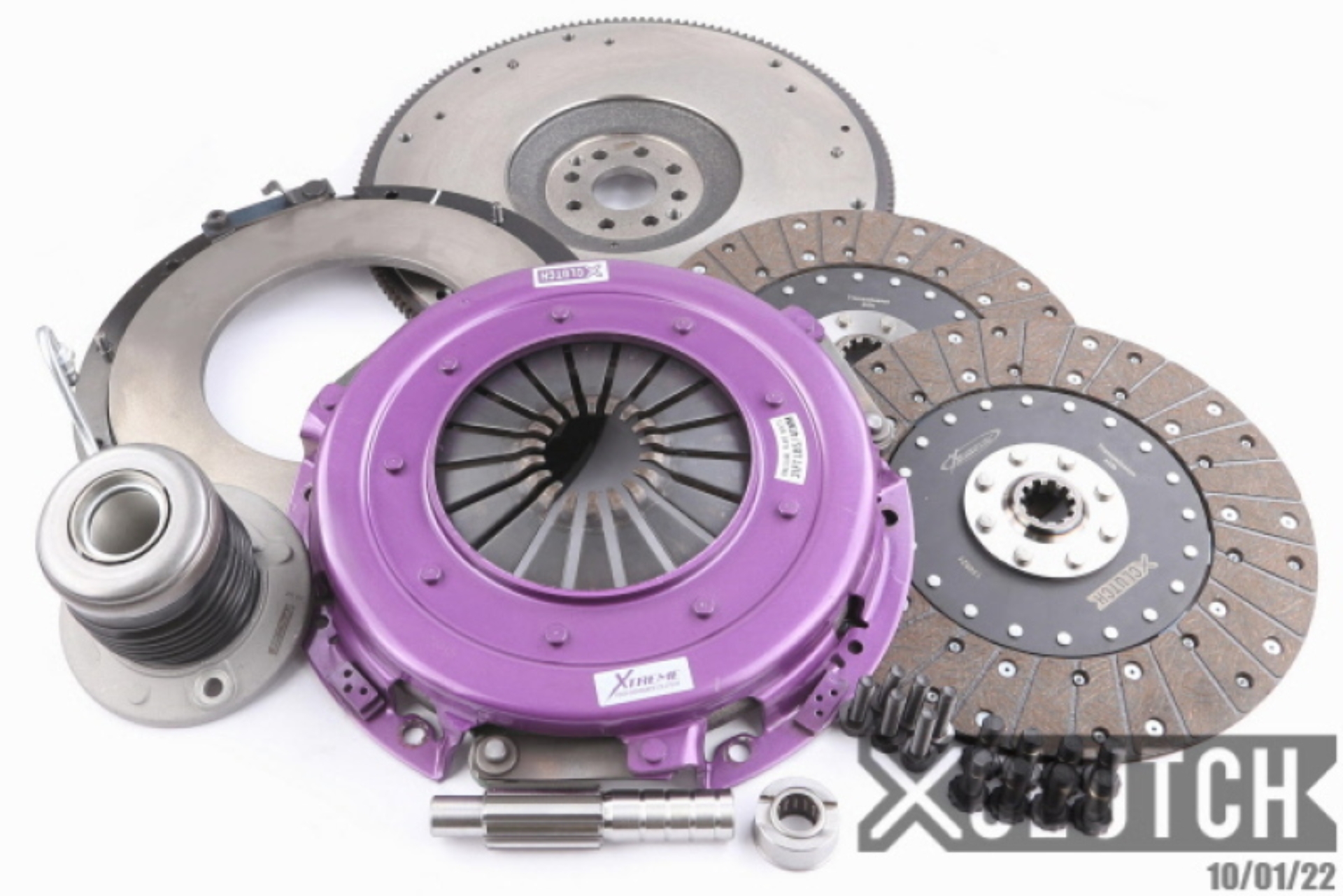 Picture of XClutch 05-10 Ford Mustang GT 4.6L 10.5in Twin Solid Organic Clutch Kit