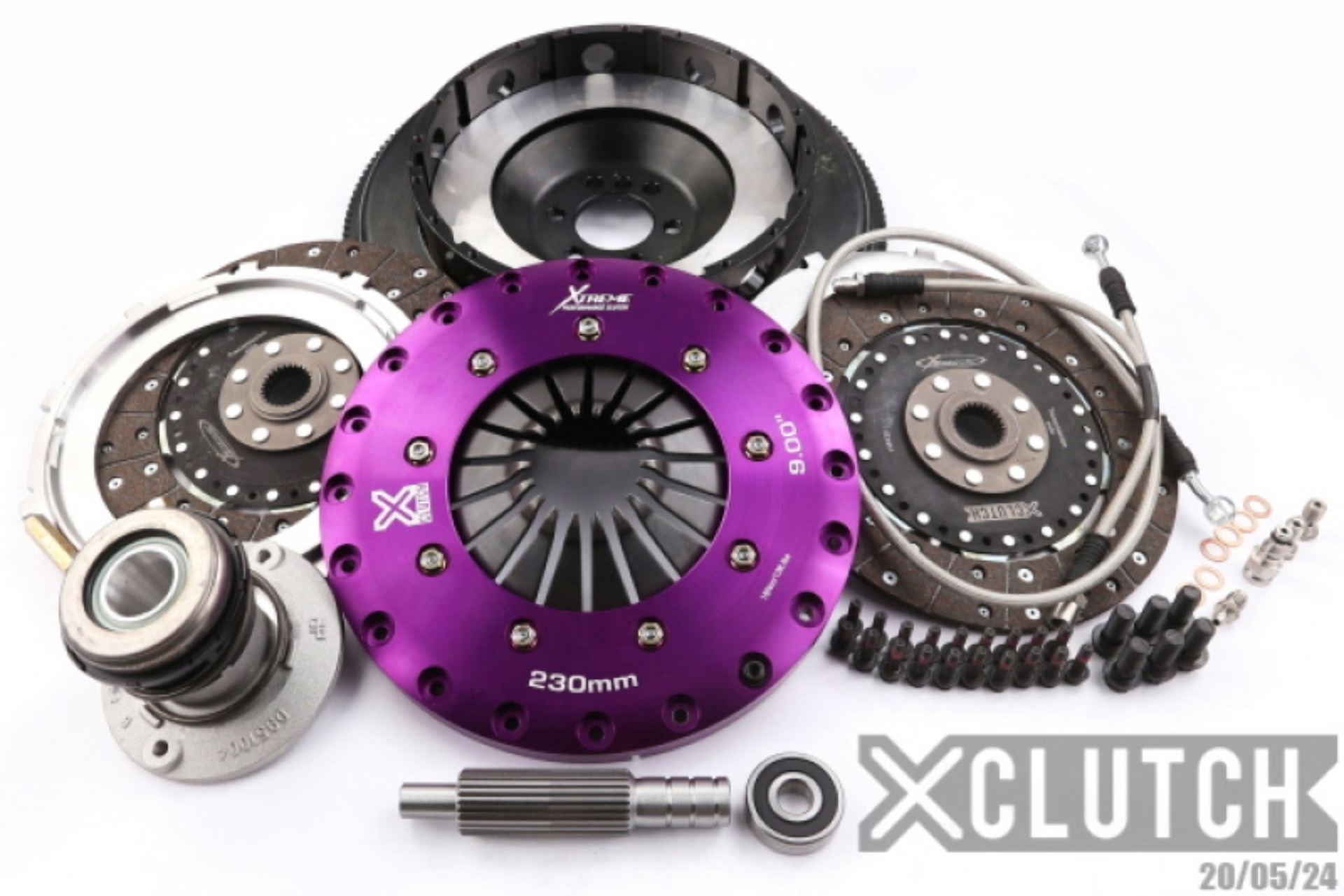 Picture of XClutch 15-17 Chevrolet SS Base 6.2L 9in Twin Solid Organic Clutch Kit