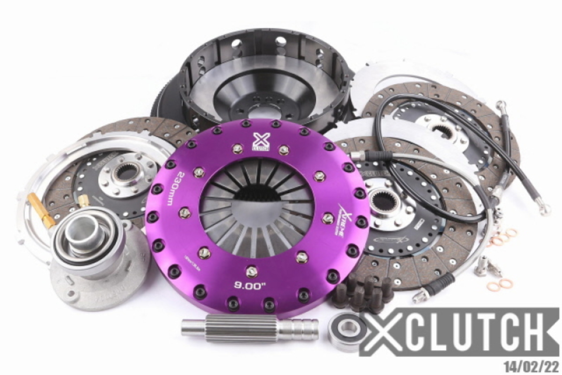 Picture of XClutch 15-17 Chevrolet SS Base 6.2L 9in Triple Solid Organic Clutch Kit